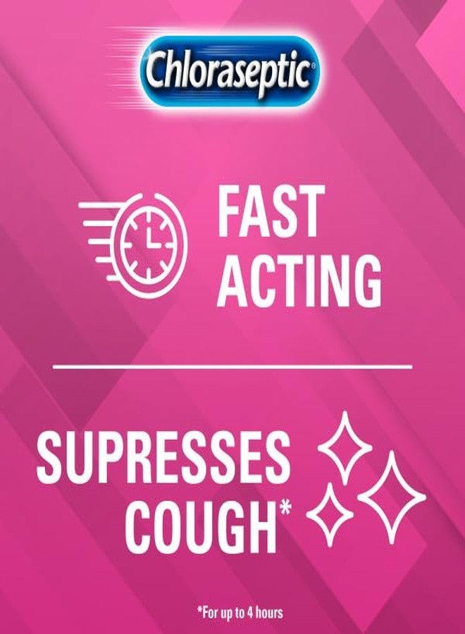 Chloraseptic Sore Throat Lozenges + Cough, Wild Cherry, 15 ct (Pack of 6) - Image 3